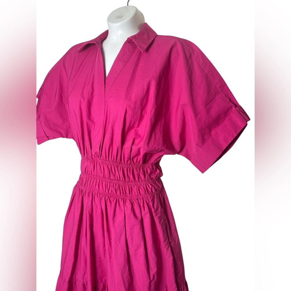Anthropologie Somerset Maxi Dress Bright Pink - Picture 5 of 10